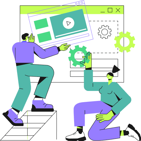Team collaboration illustration